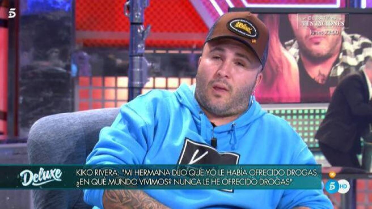 KIko Rivera en el plató de 'Sábado Deluxe'
