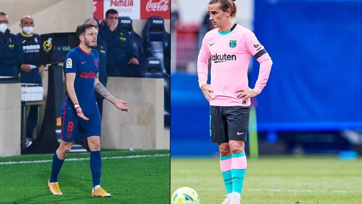 Saúl y Griezmann, los dos protagonistas