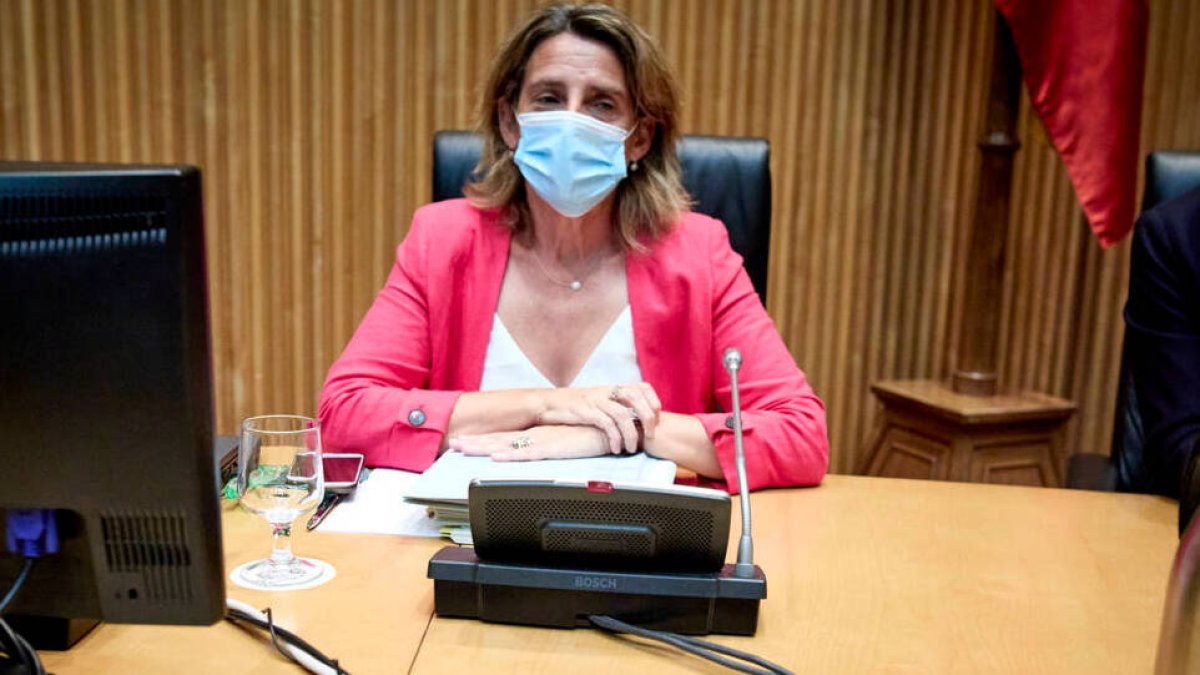 La vicepresidenta Teresa Ribera