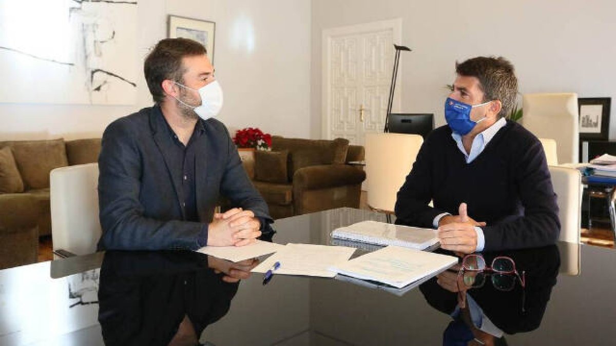 Carlos Mazón y Gerard Fullana han cerrado el acuerdo este sábado por la mañana