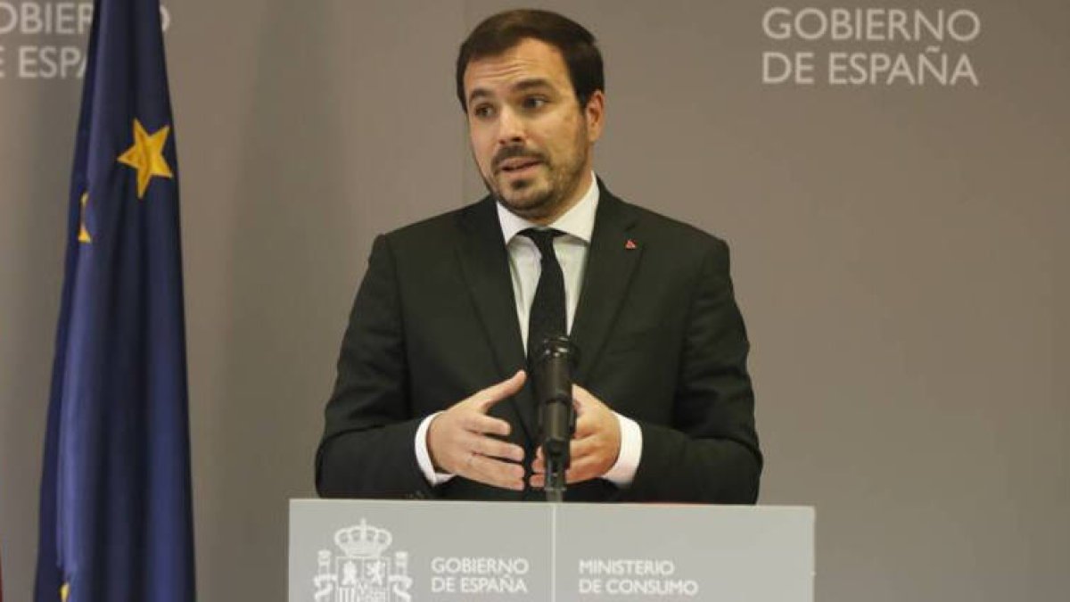 El ministro de Consumo, Alberto Garzón