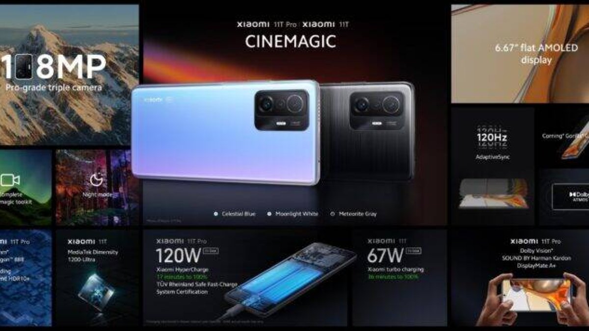 El Xiaomi 11T y el Xiaomi 11T Pro ya son una realidad