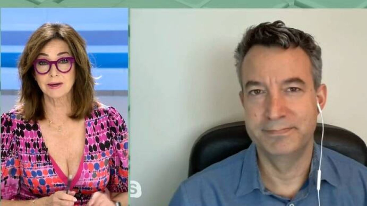 Ana Rosa Quintana y el doctor César Carballo