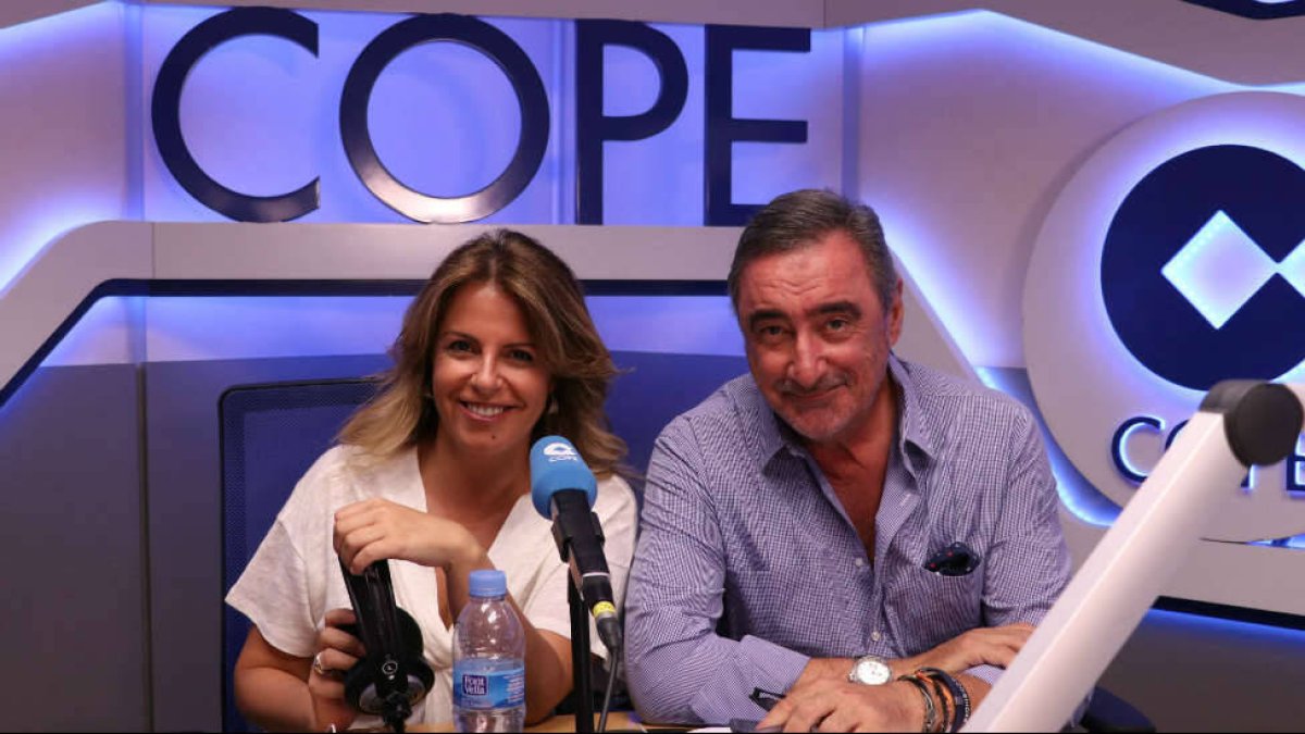 Pilar García Muñiz y Carlos Herrera