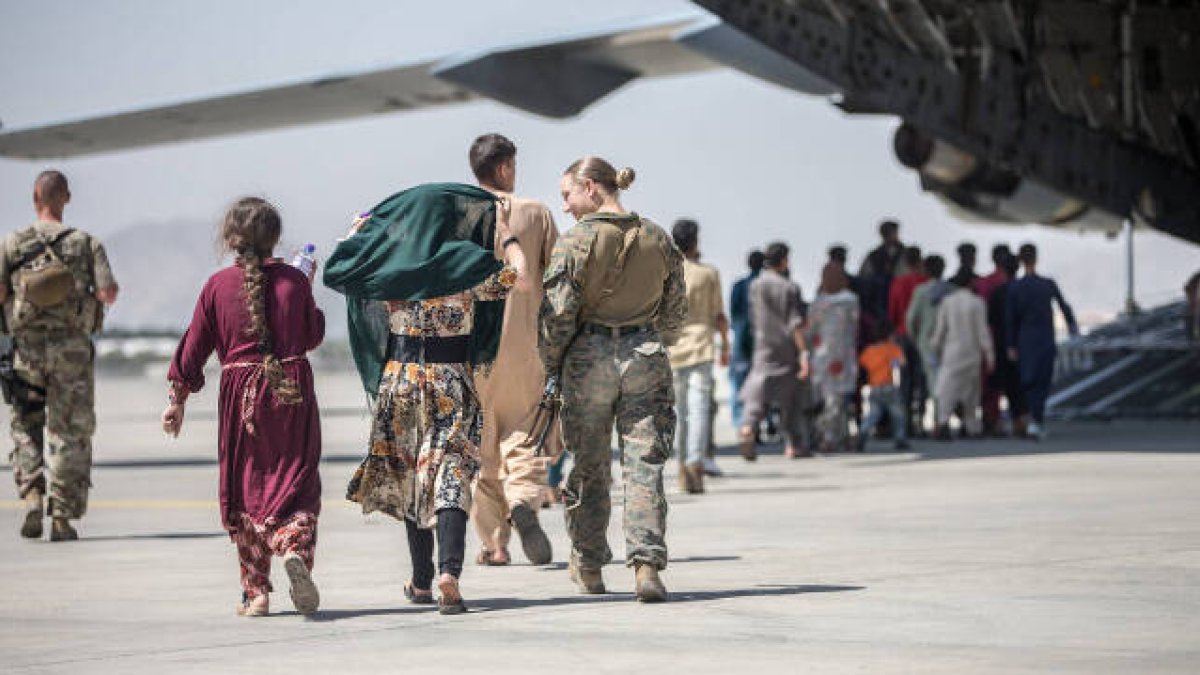 Evacuación de la población desde el aeropuerto de Kabul / Planet Pix Via ZUMA Press Wire