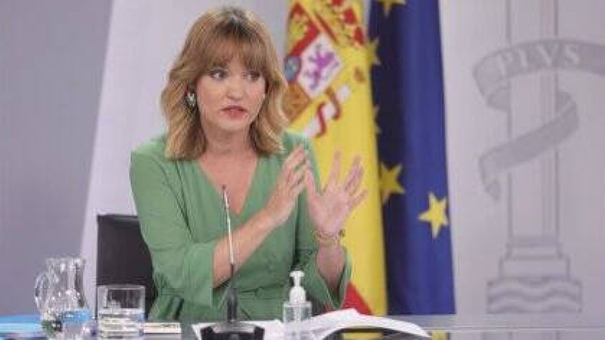 La ministra de educación, Pilar Alegría.