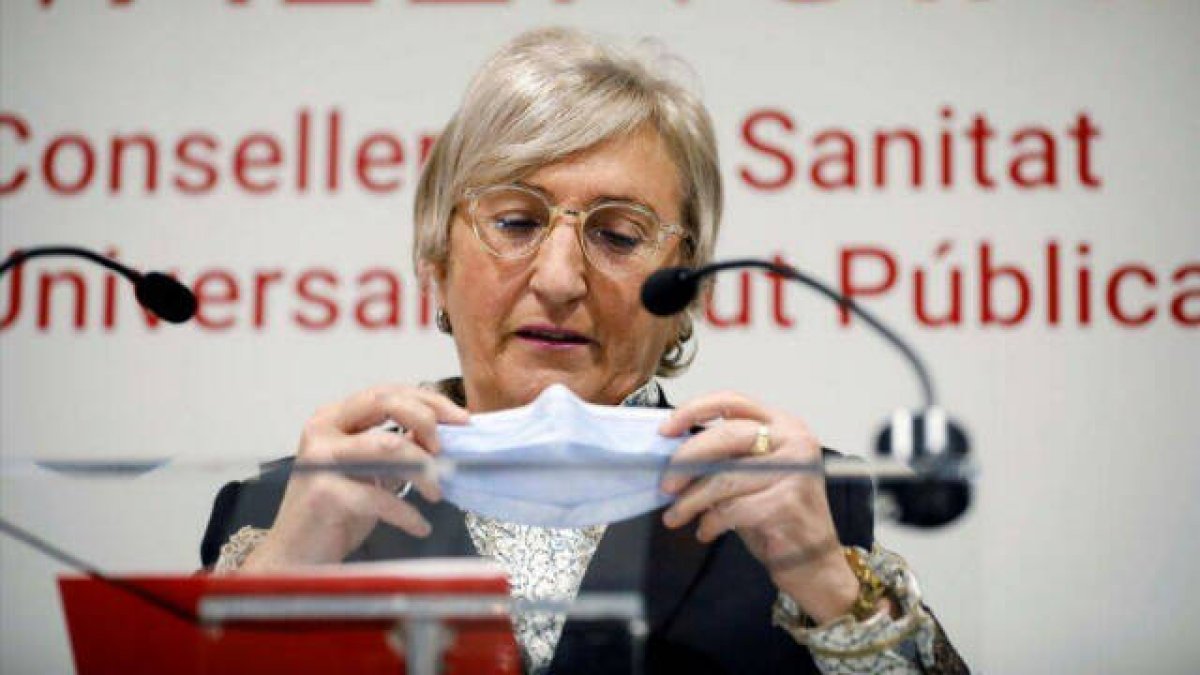 Ana Barceló, consellera de Sanidad