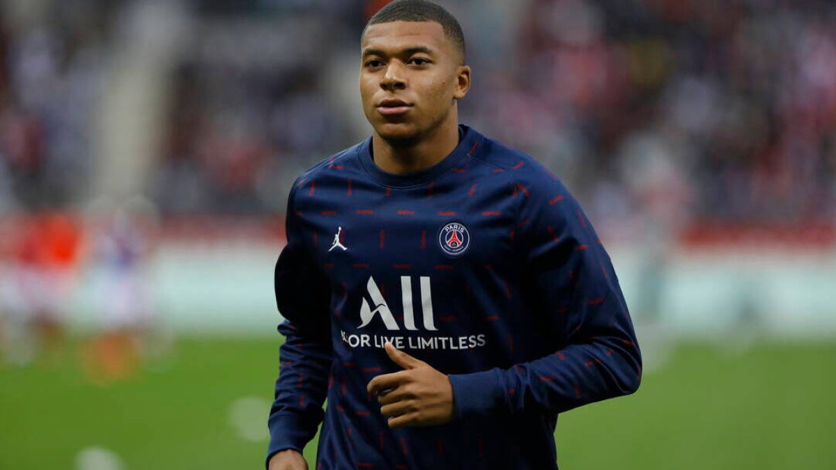 El delantero Kylian Mbappé