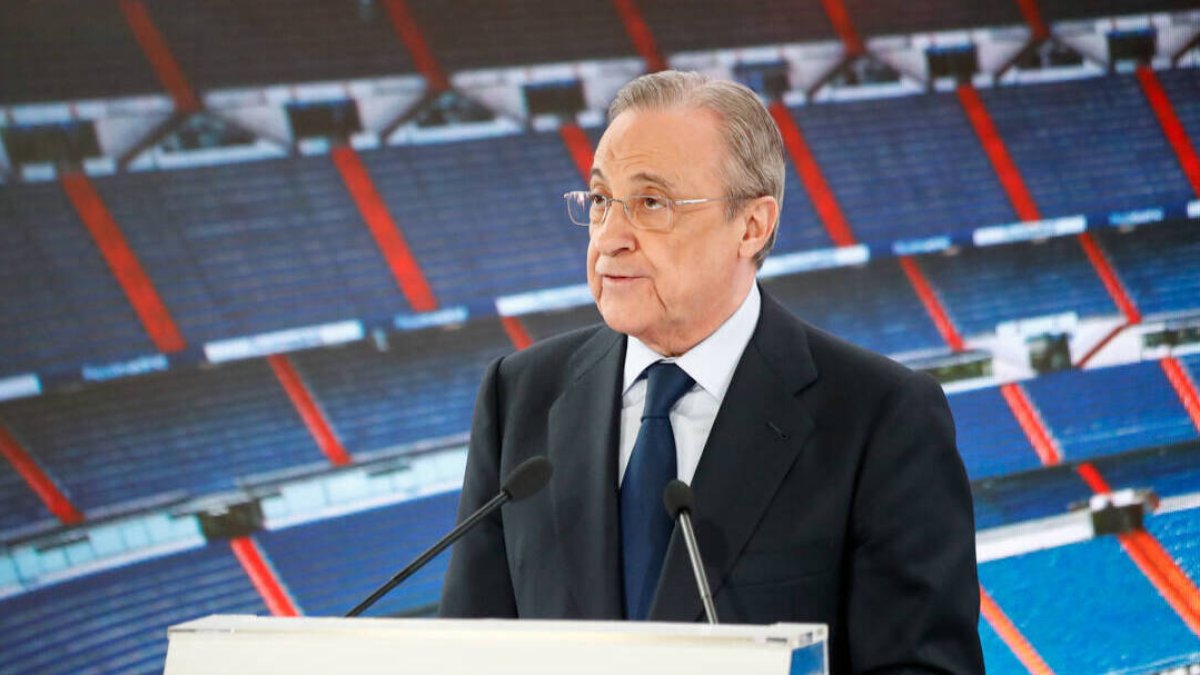 Florentino Pérez, presidente del Real Madrid