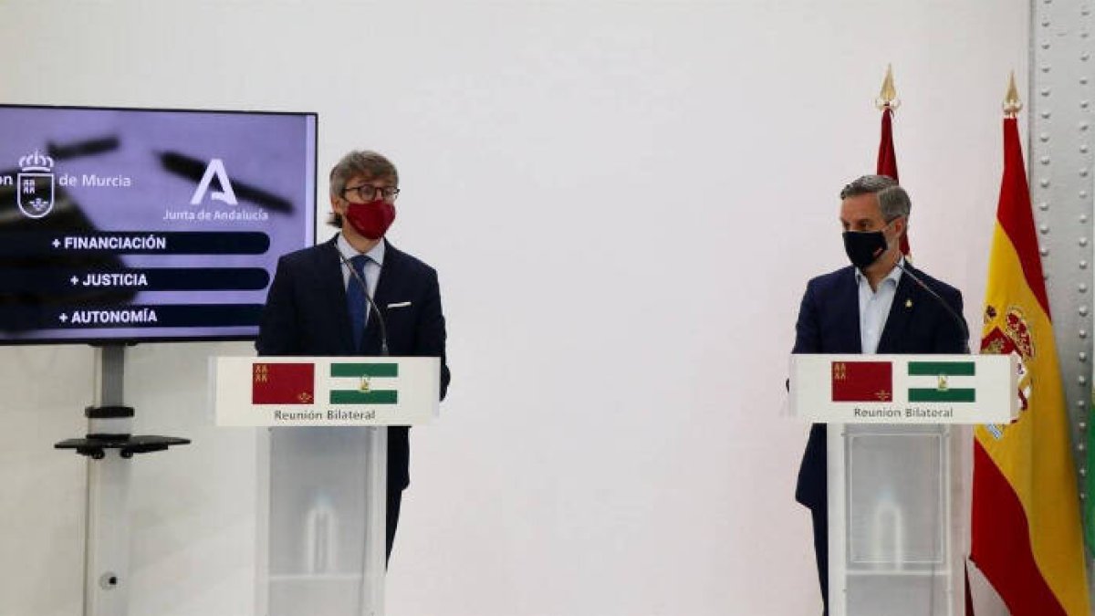 Andalucía y Murcia exigen juntas la financiación mientras Puig critica a Madrid