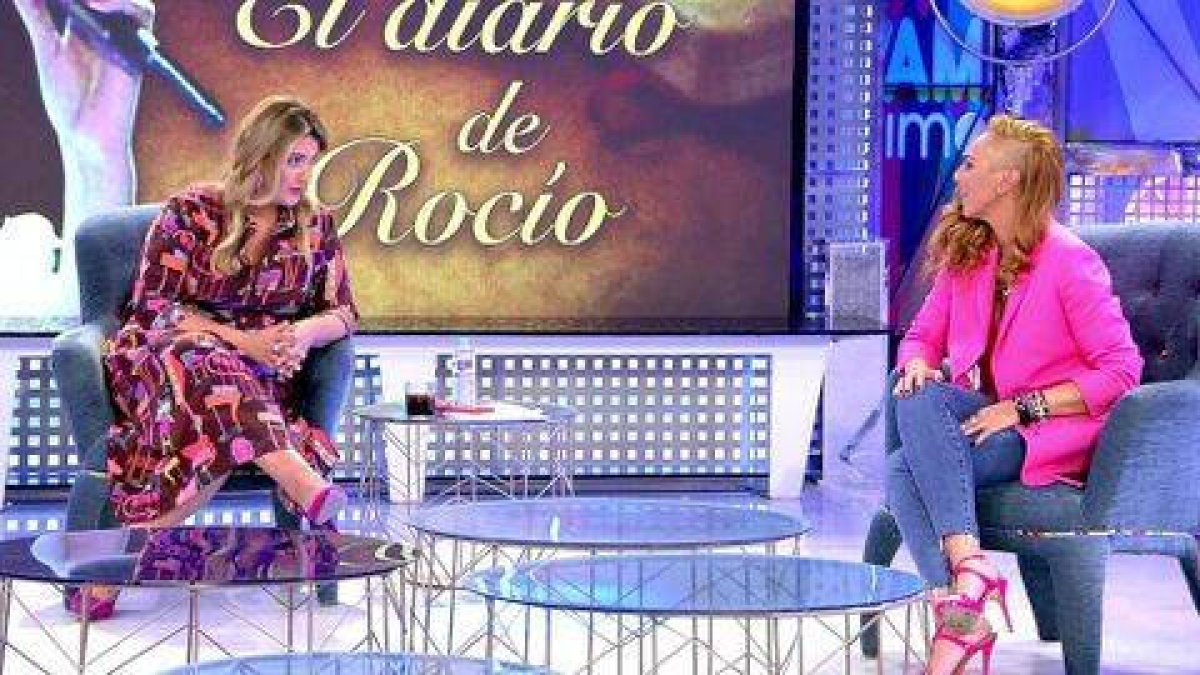 Carlota Corredera y Rocío Carrasco en Sálvame.