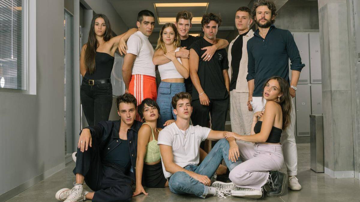 Parte del plantel actoral de 'Feria'