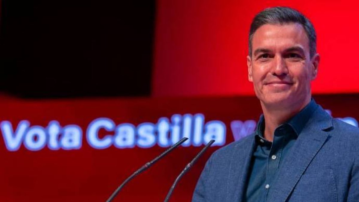 Sánchez, en su última participación en la campaña del 13-F el pasado fin de semana.