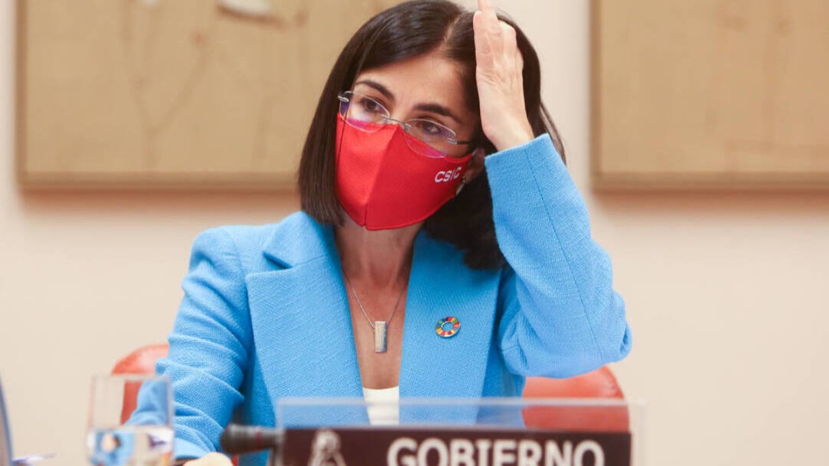 La ministra de Sanidad, Carolina Darias