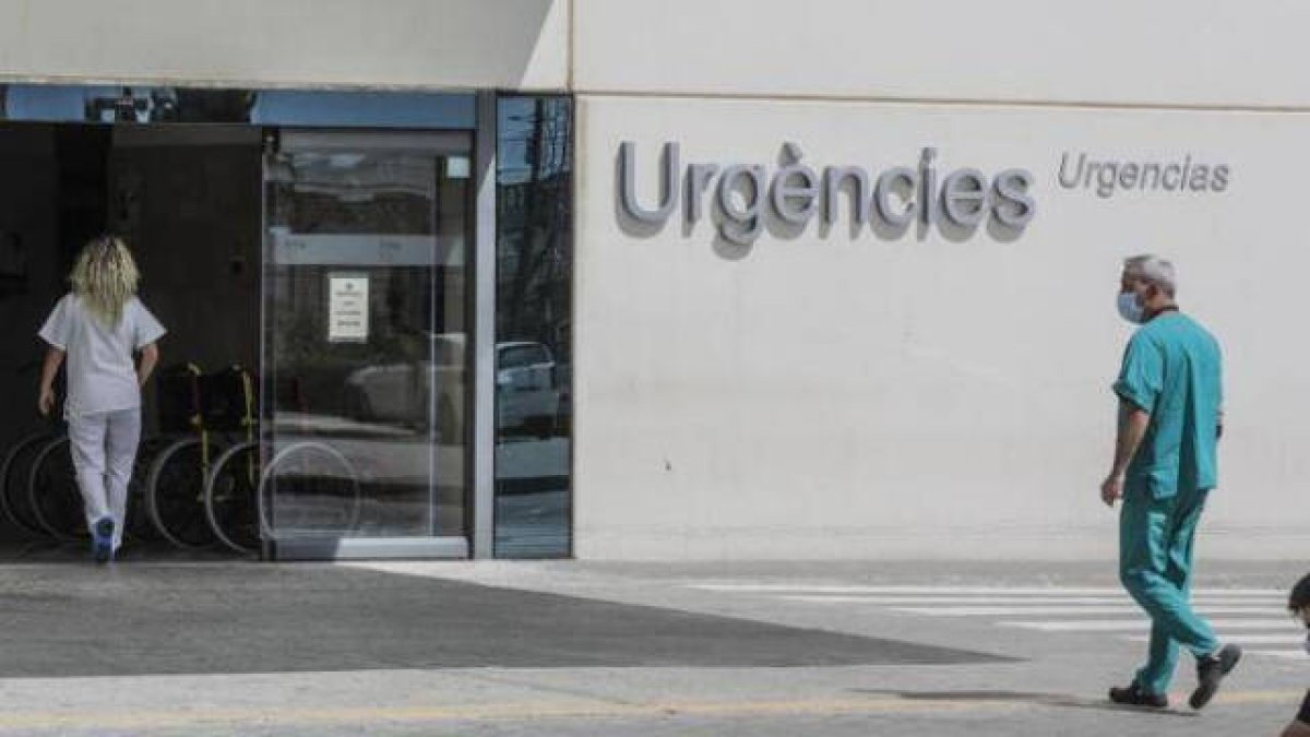 Entrada de urgencias del hospital La Fe de Valencia
