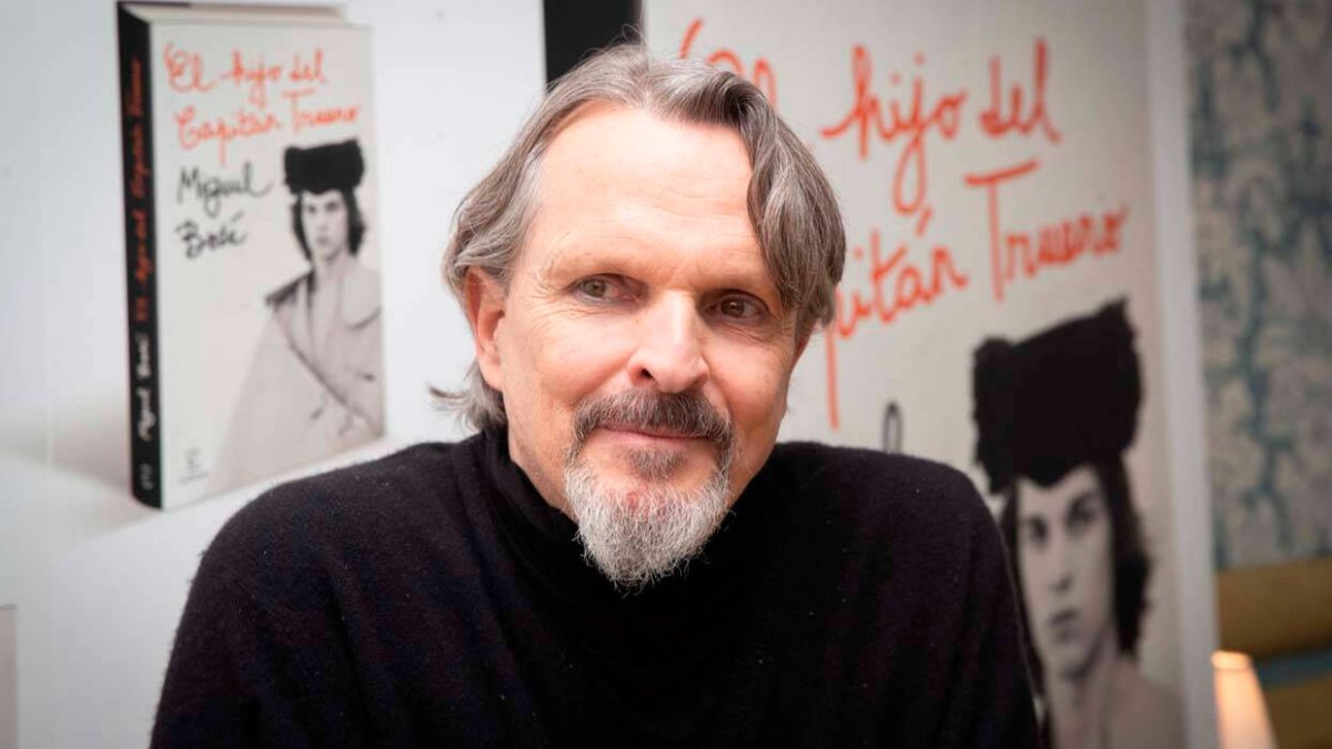 MIguel Bosé, en la presentación de su libro
