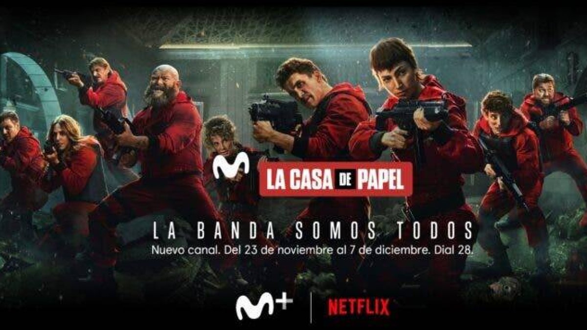 “El oro sale a la calle”: Movistar+ y Netflix sacan la artillería pesada para el gran final de ‘La casa de papel’