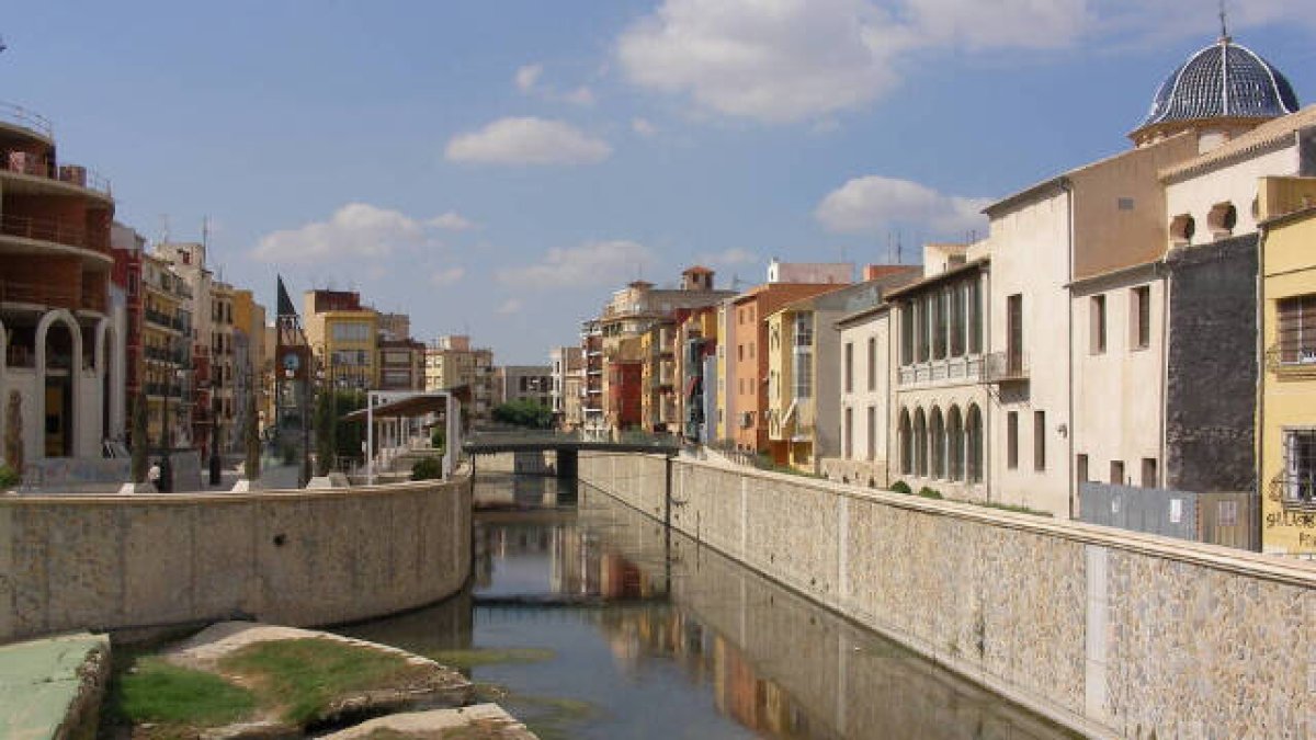 Imagen de una parte del casco histórico de Orihuela