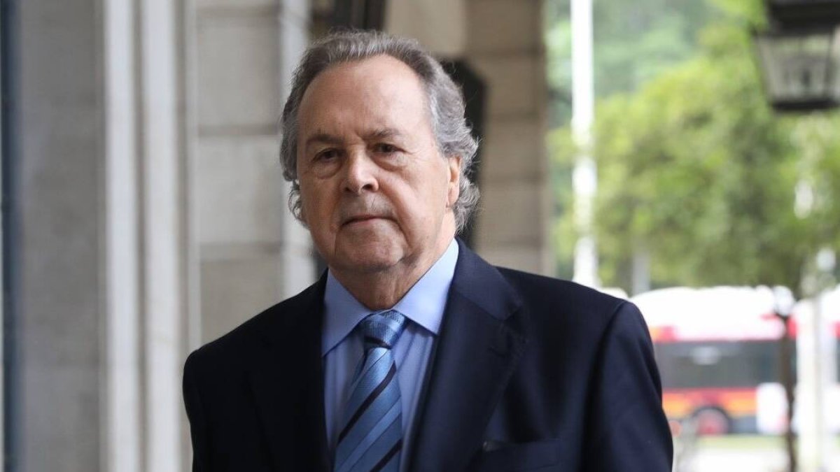 El exdirector de Invercaria, Tomás Pérez-Sauquillo, en la Audiencia de Sevilla.