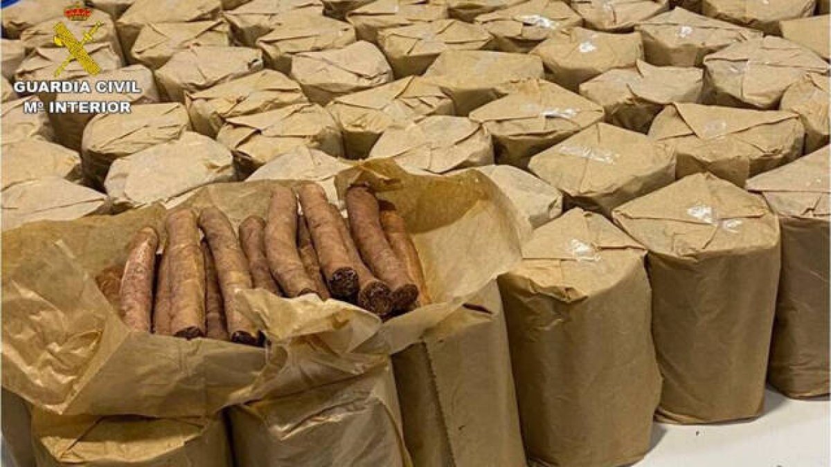 Puros de contrabando intervenidos por la Guardia Civil