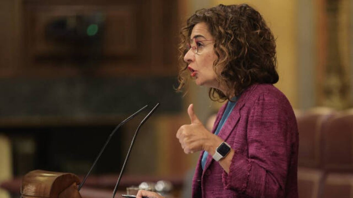 María Jesús Montero en el Congreso de los Diputados