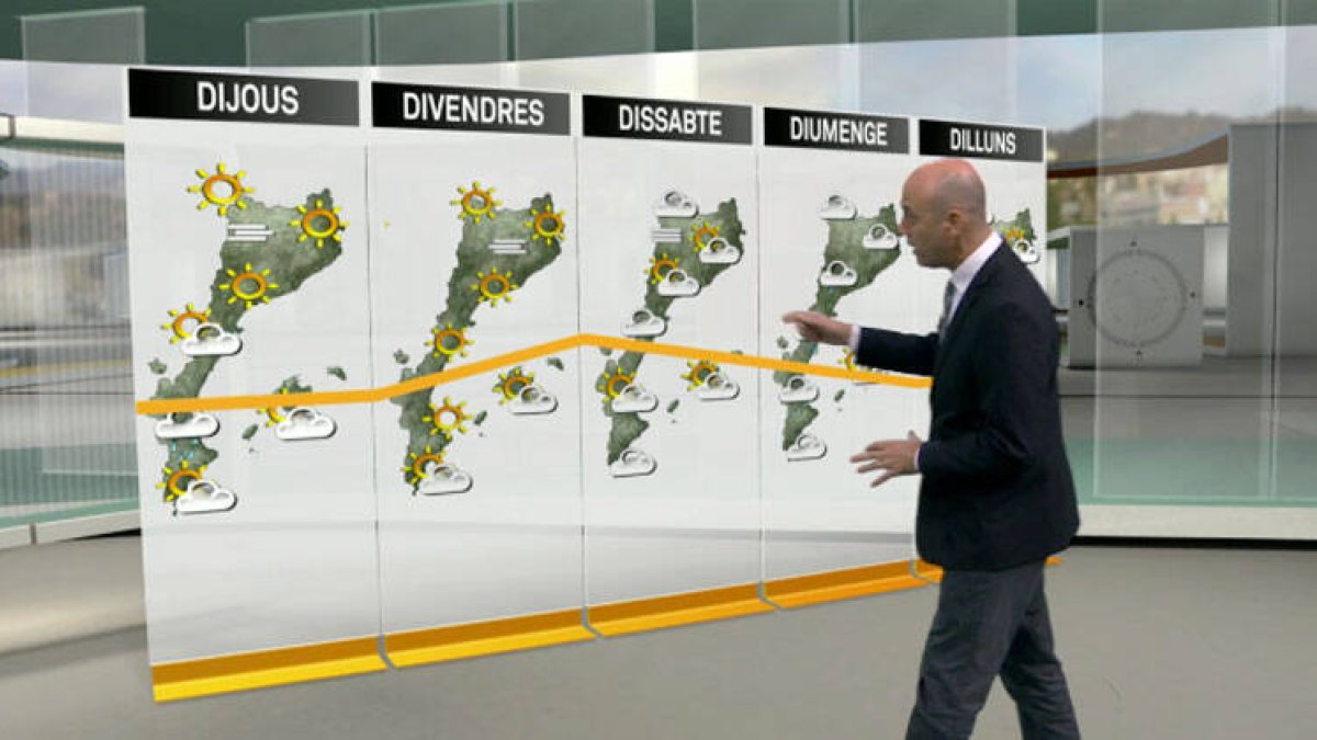 Imagen del mapa de TV3, donde se incluye el País Valenciano y las Islas Baleares