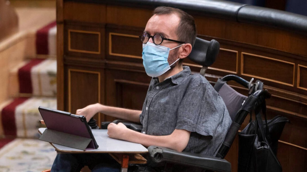 Pablo Echenique, portavoz de Podemos