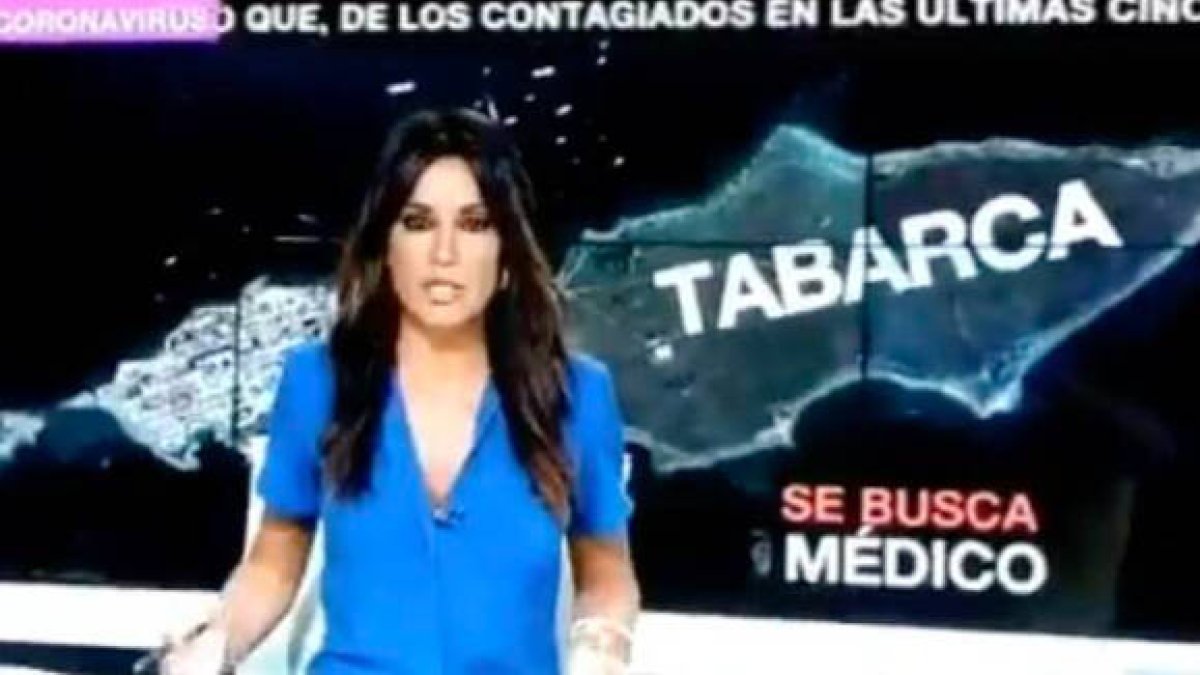 Imagen de La Sexta Noticias hablando sobre Tabarca 