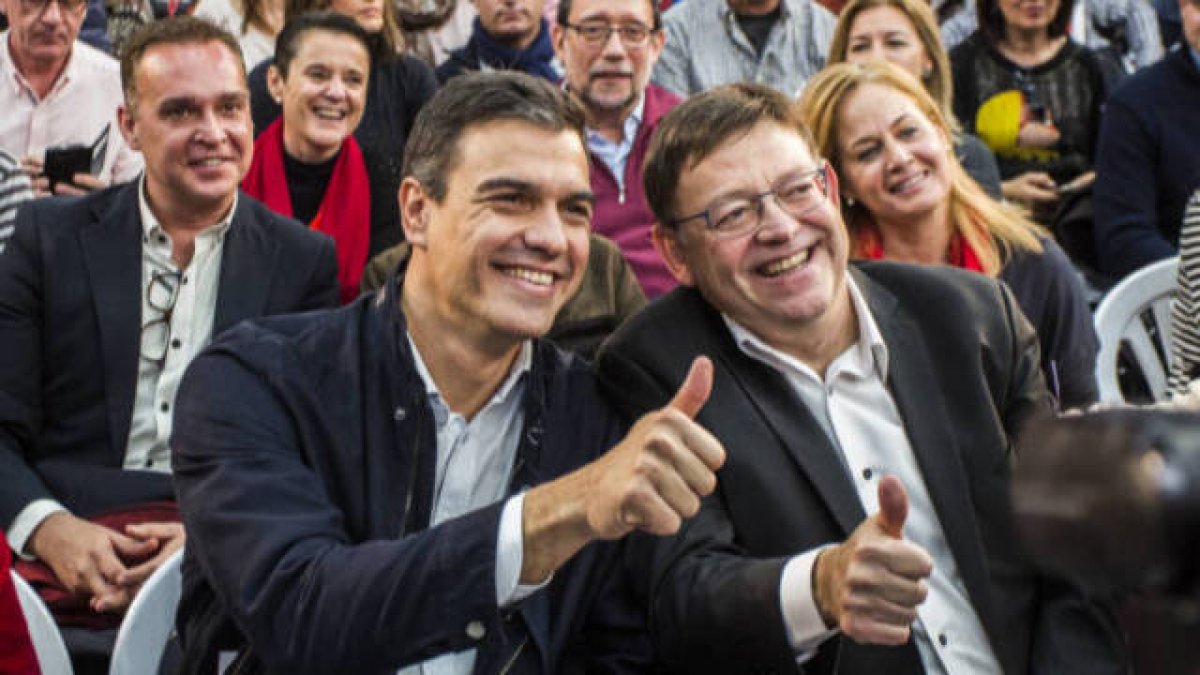 Pedro Sánchez y Ximo Puig