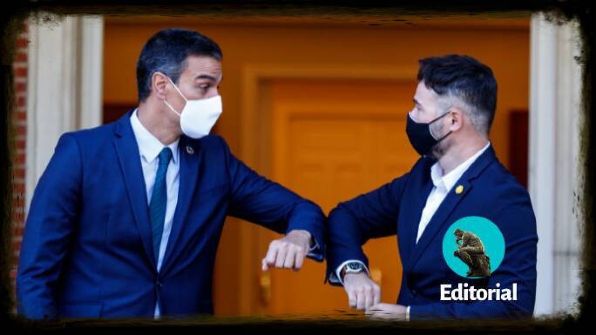 Sánchez y Rufián, en septiembre