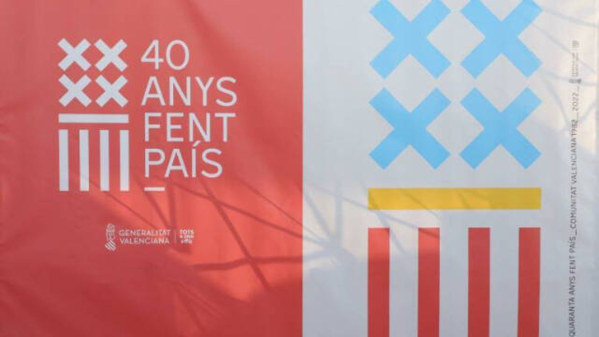 Imagen de la campaña de la Generalitat de aniversario del Estatuto