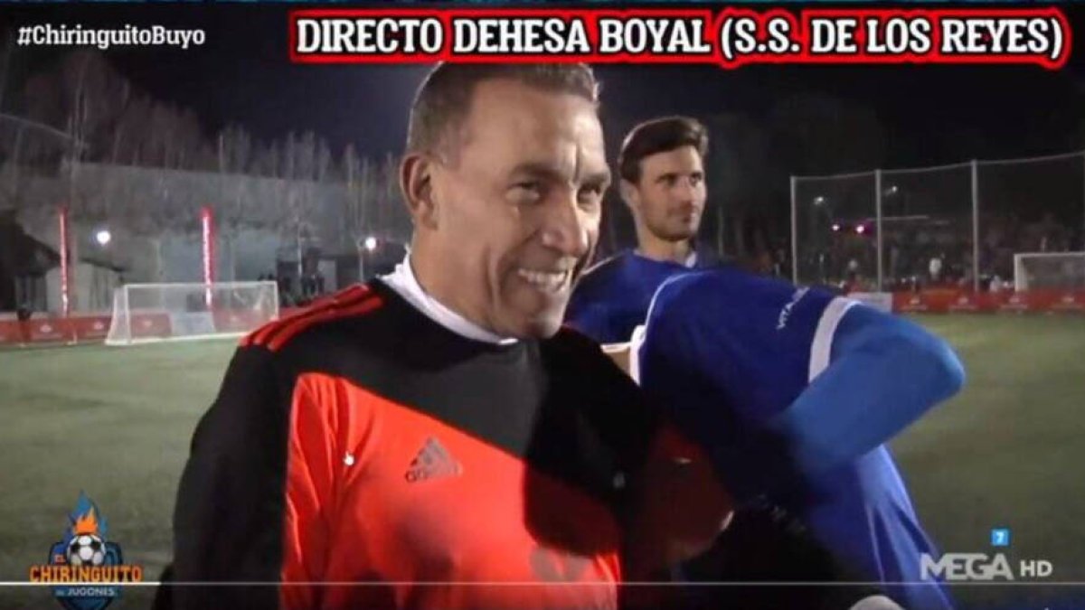 Así fue el regreso de Paco Buyo a los terrenos de juego... con 64 años
