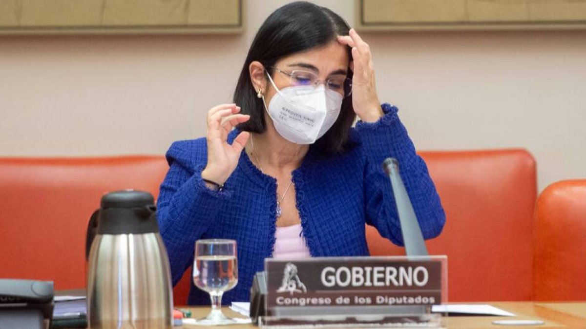 La ministra de Sanidad, Carolina Darias