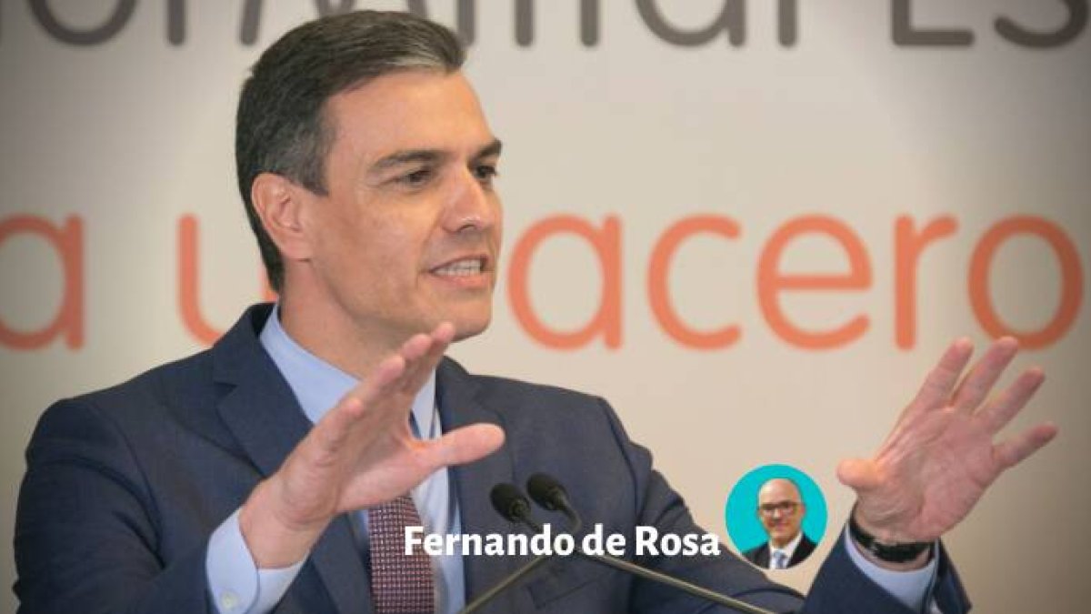 Pedro Sánchez, hace unos días