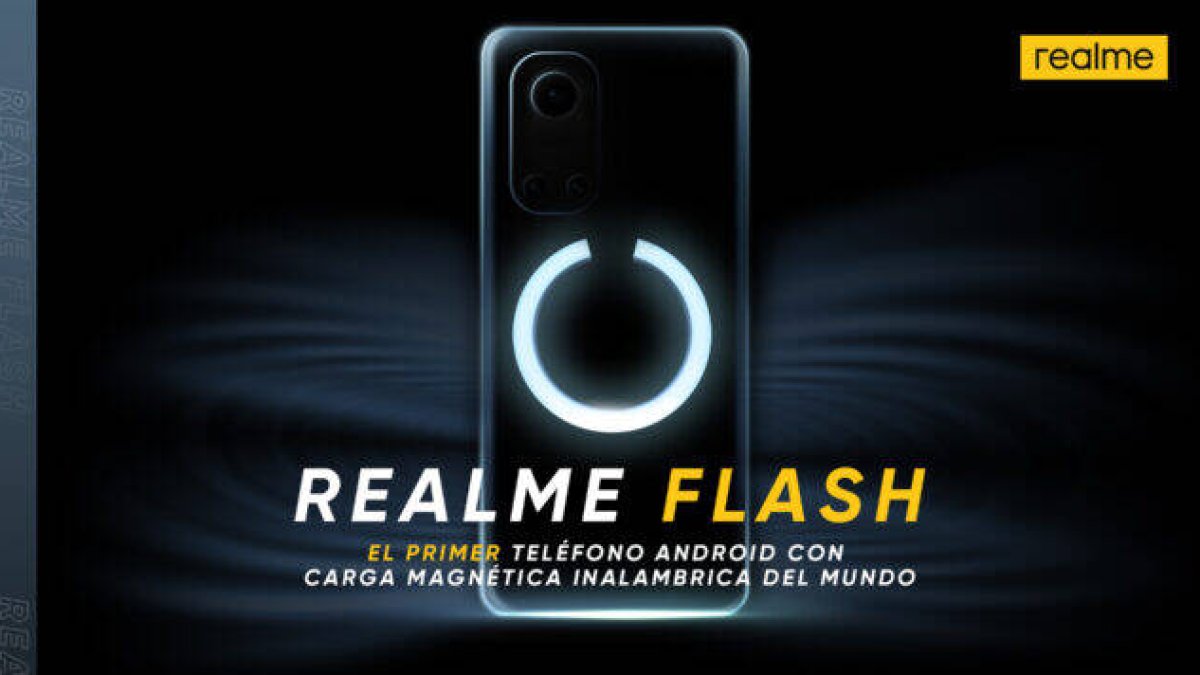 Llega Realme Flash, el primer móvil Android con carga magnética inalámbrica del mundo