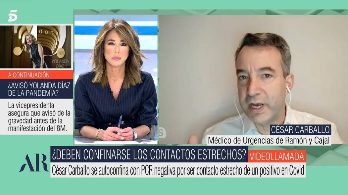 El doctor César Carballo en 'El programa de Ana Rosa'