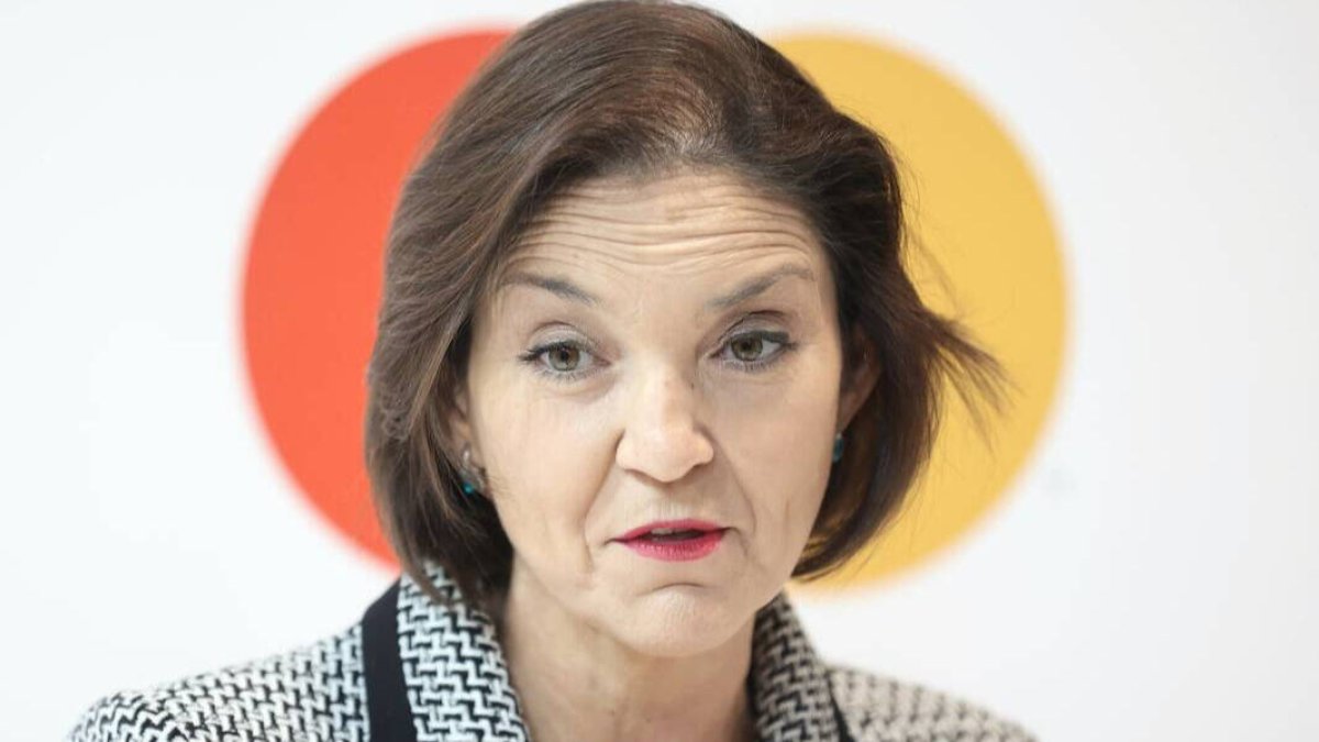 La ministra de Turismo, Reyes Maroto, en la segunda jornada de Fitur.