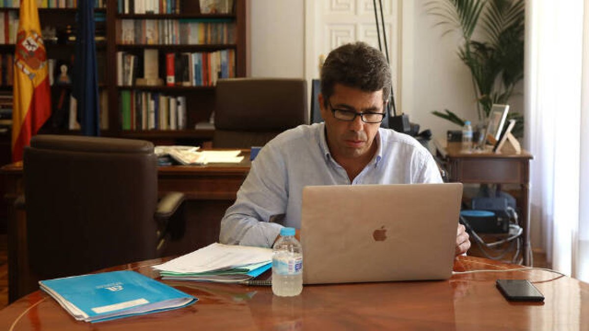 Carlos Mazón, presidente de la Diputación de Alicante y del PPCV