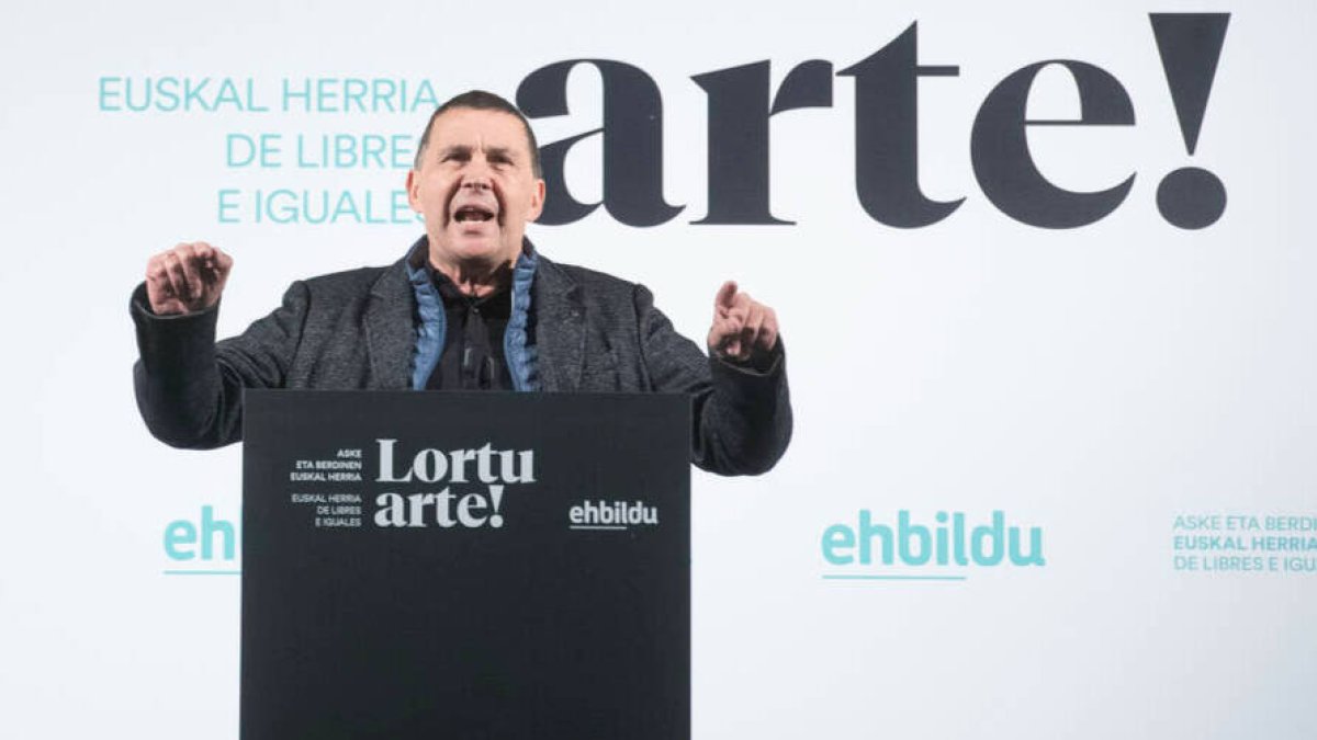 El líder de EH Bildu, Arnaldo Otegi