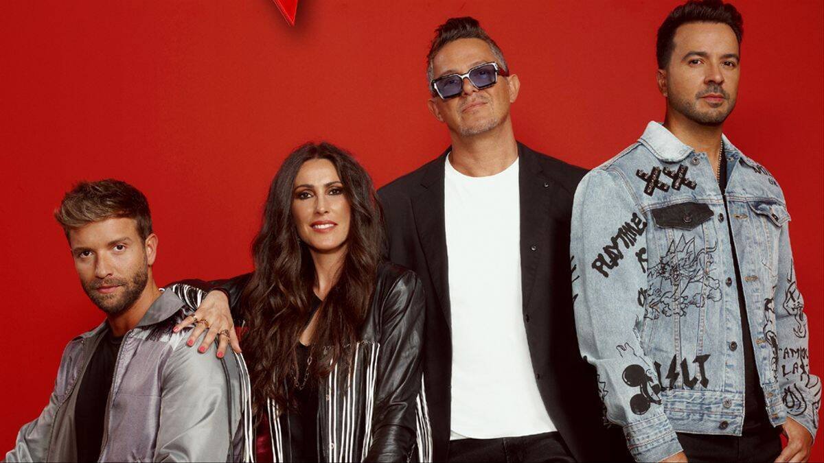 Pablo Alborán, Malú, Alejandro Sanz y Luis Fonsi, coaches de La Voz