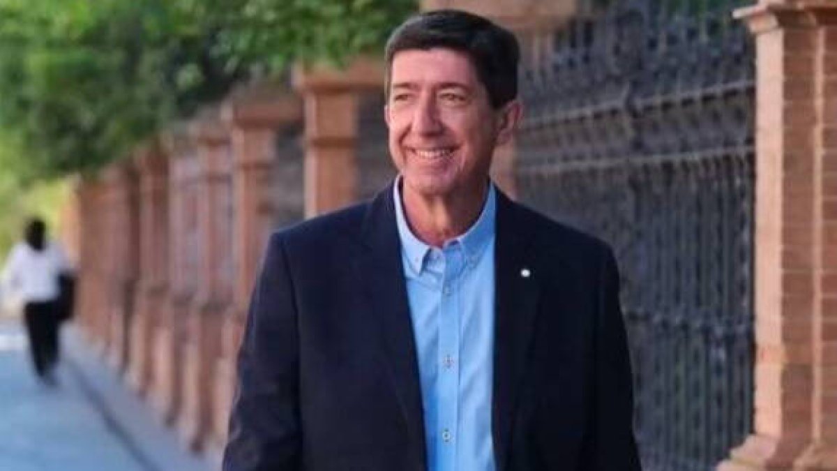 El coordinador regional de Cs en Andalucía y vicepresidente de la Junta, Juan Marín, en una imagen del video lanzado en sus redes sociales.