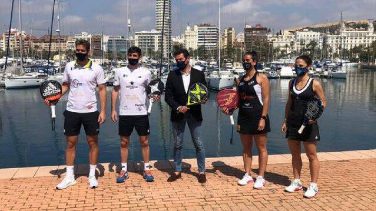 El concejal de Deportes, José Luis Berenguer, durante la presentación del torneo