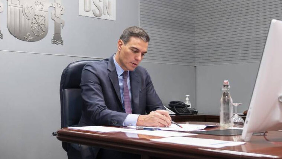 El presidente del Gobierno, Pedro Sánchez