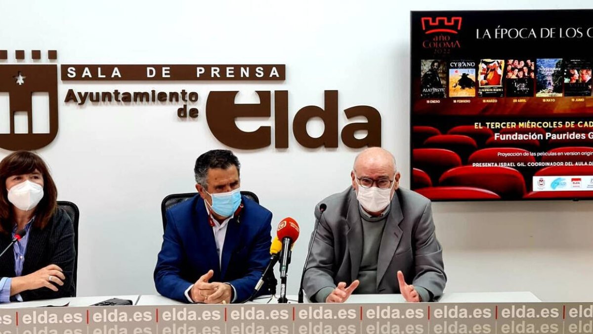 Rosario Navalón, Emilio Maestre y Amado Navalón