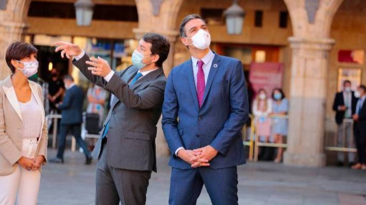 El presidente del Gobierno, Pedro Sánchez