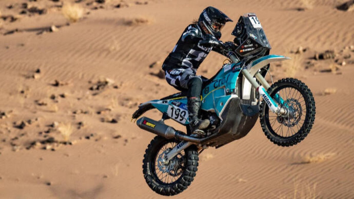 Sandra Gómez será la 1ª madrileña que se enfrenta al Dakar en moto