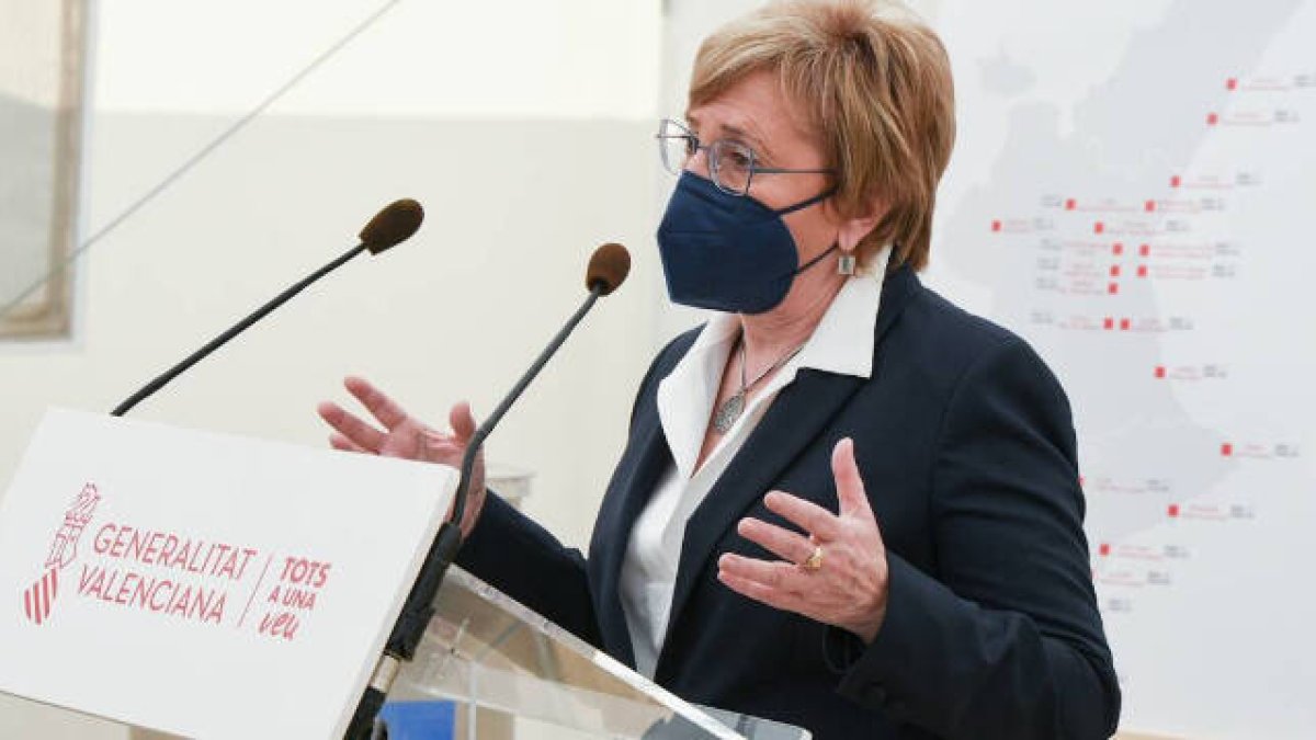 Ana Barceló, consellera de Sanidad y Salud Pública