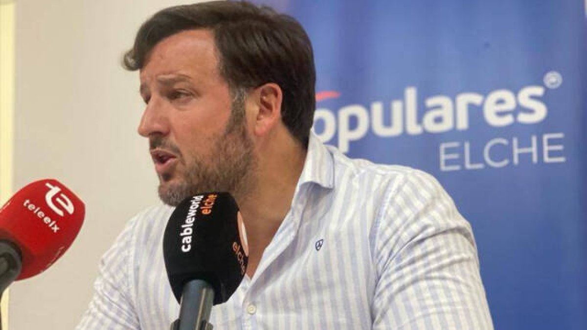 Pablo Ruz, presidente del PP de Elche