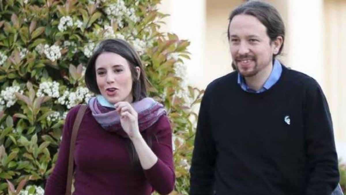 Irene Montero y Pablo Iglesias.