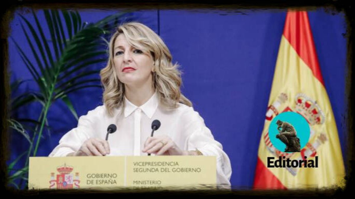 Yolanda Díaz, en una reciente comparecencia